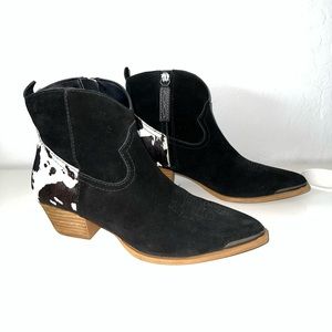 Women’s Dingo Cowprint Booties